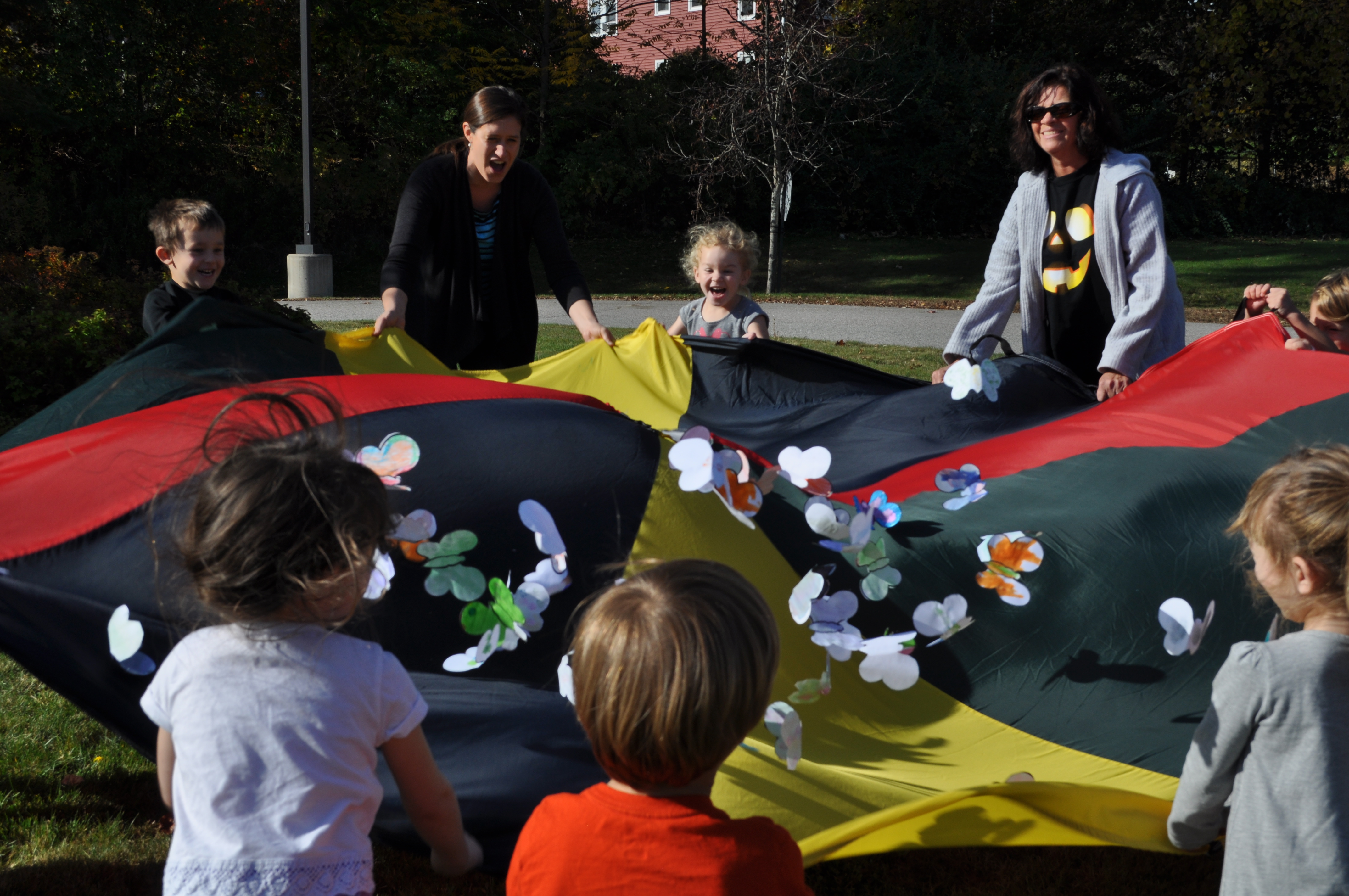 Parachute butterflies